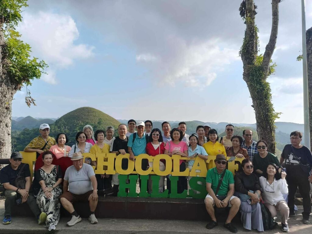Astrokidd group at the Chocolate Hills, Bohol