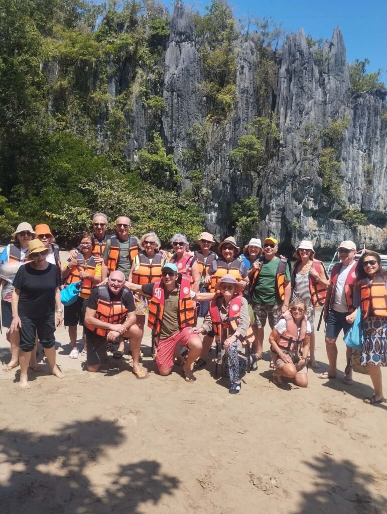 Astrokidd group at the Puerto Princesa Underground River, Palawan