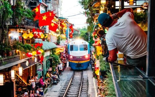Hanoi Train Street, Vietnam