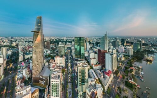 Ho Chi Minh City skyline, Vietnam