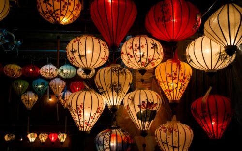 Colorful lanterns in Hoi An Ancient Town – Vietnam Rose 2.0 Premium Tour