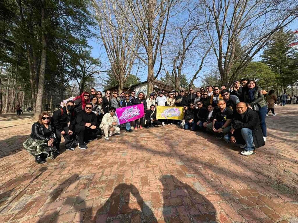 Astrokidd group tour at Nami Island, South Korea