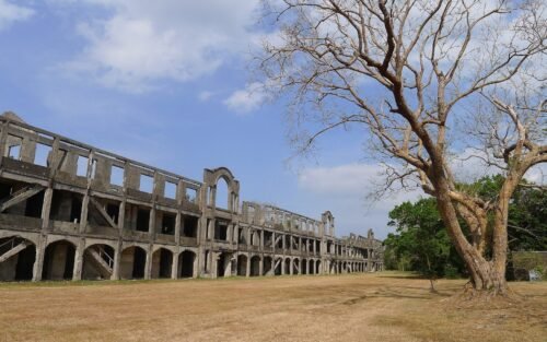 Mile-Long Barracks ruins on Corregidor Island