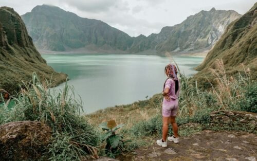 Trekking at Mt. Pinatubo, Zambales, Philippines