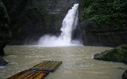 Pagsanjan Falls with bamboo raft, Laguna