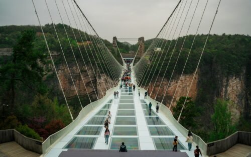 Glass bridge in Zhangjiajie – Zhangjiajie Avatar & Furong Town Tour